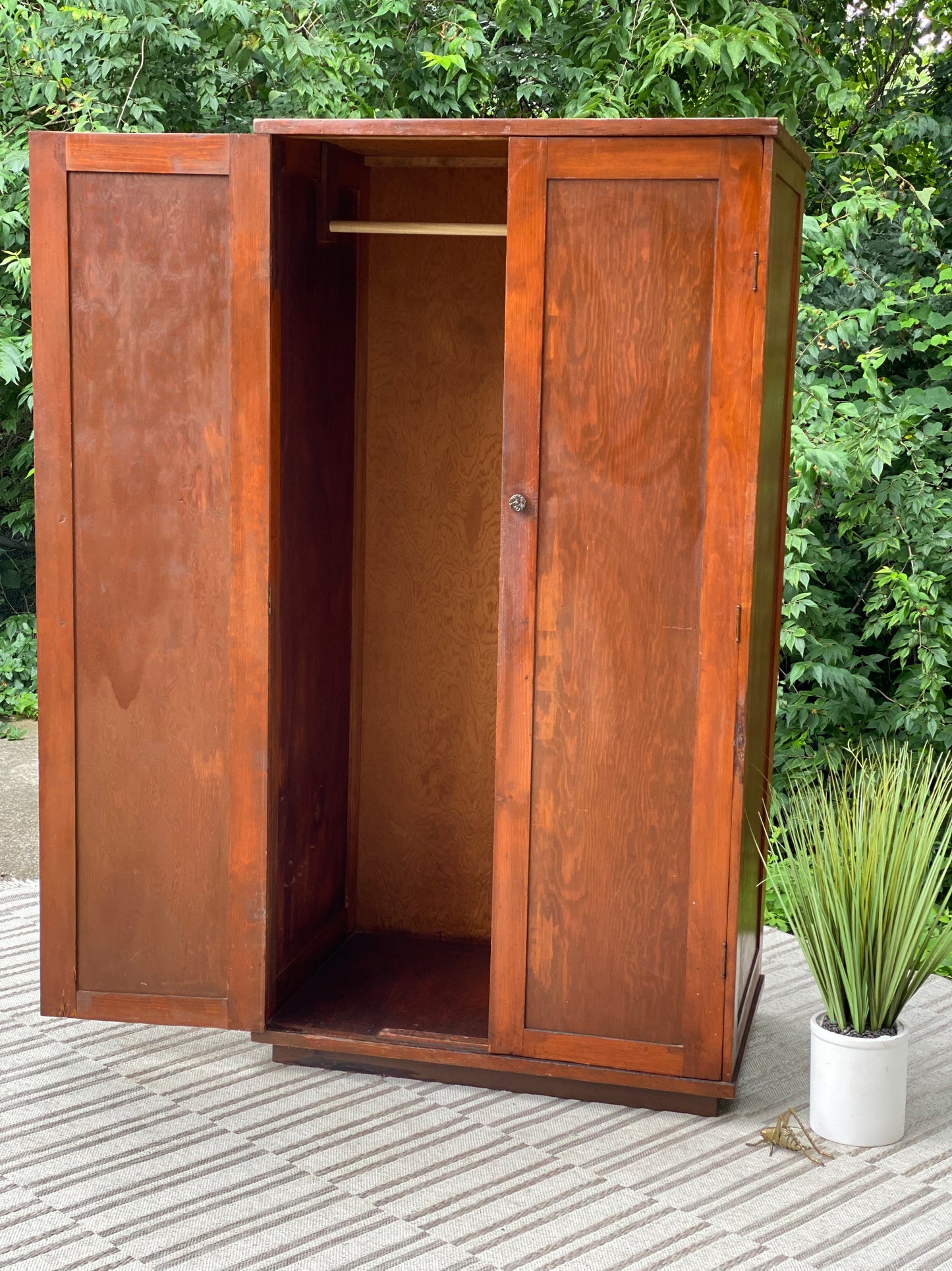 Vintage Wooden Storage Cabinet