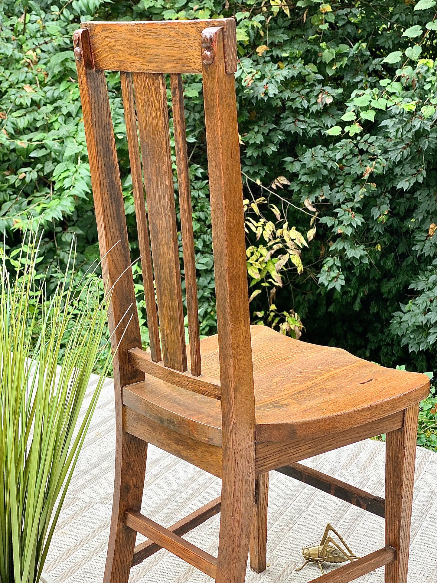 Vintage Arts & Crafts Crawford Oak Chair