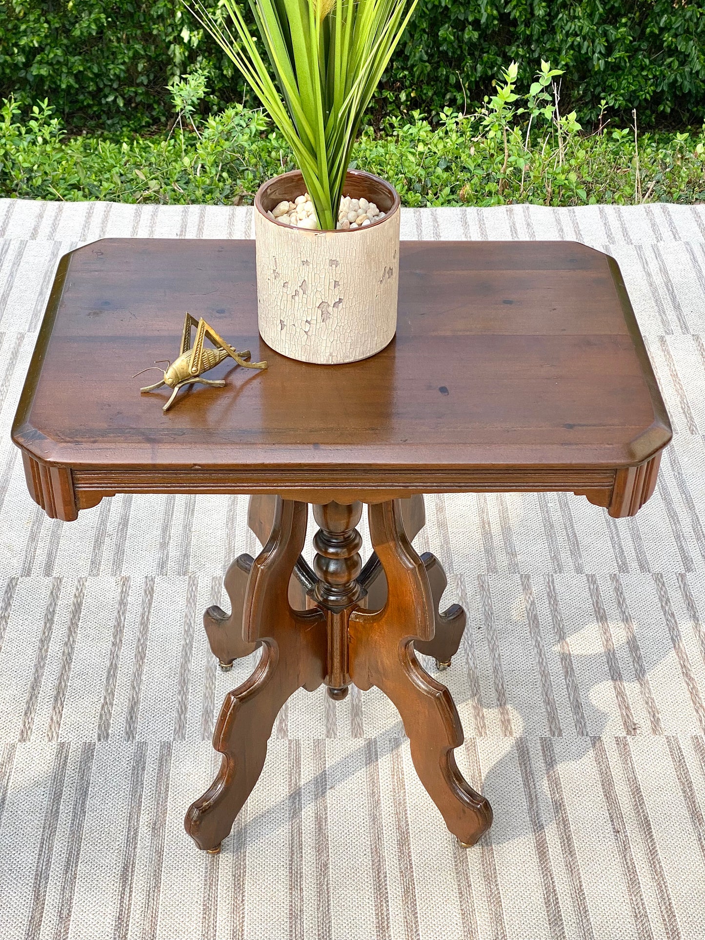 Vintage Plant Stand Side Table