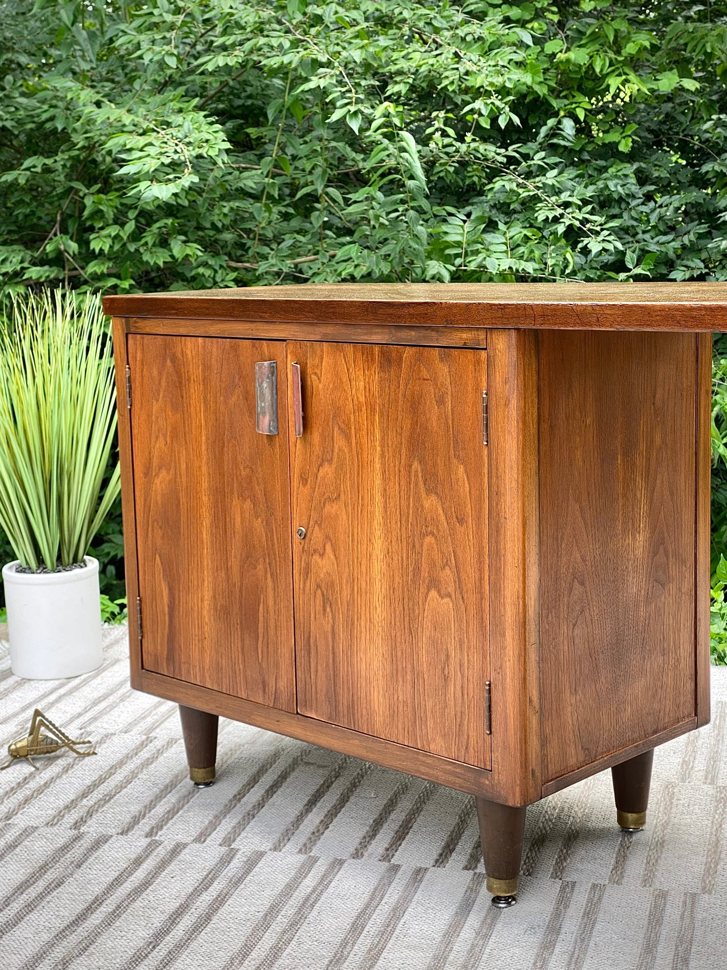 Vintage MCM Walnut Credenza
