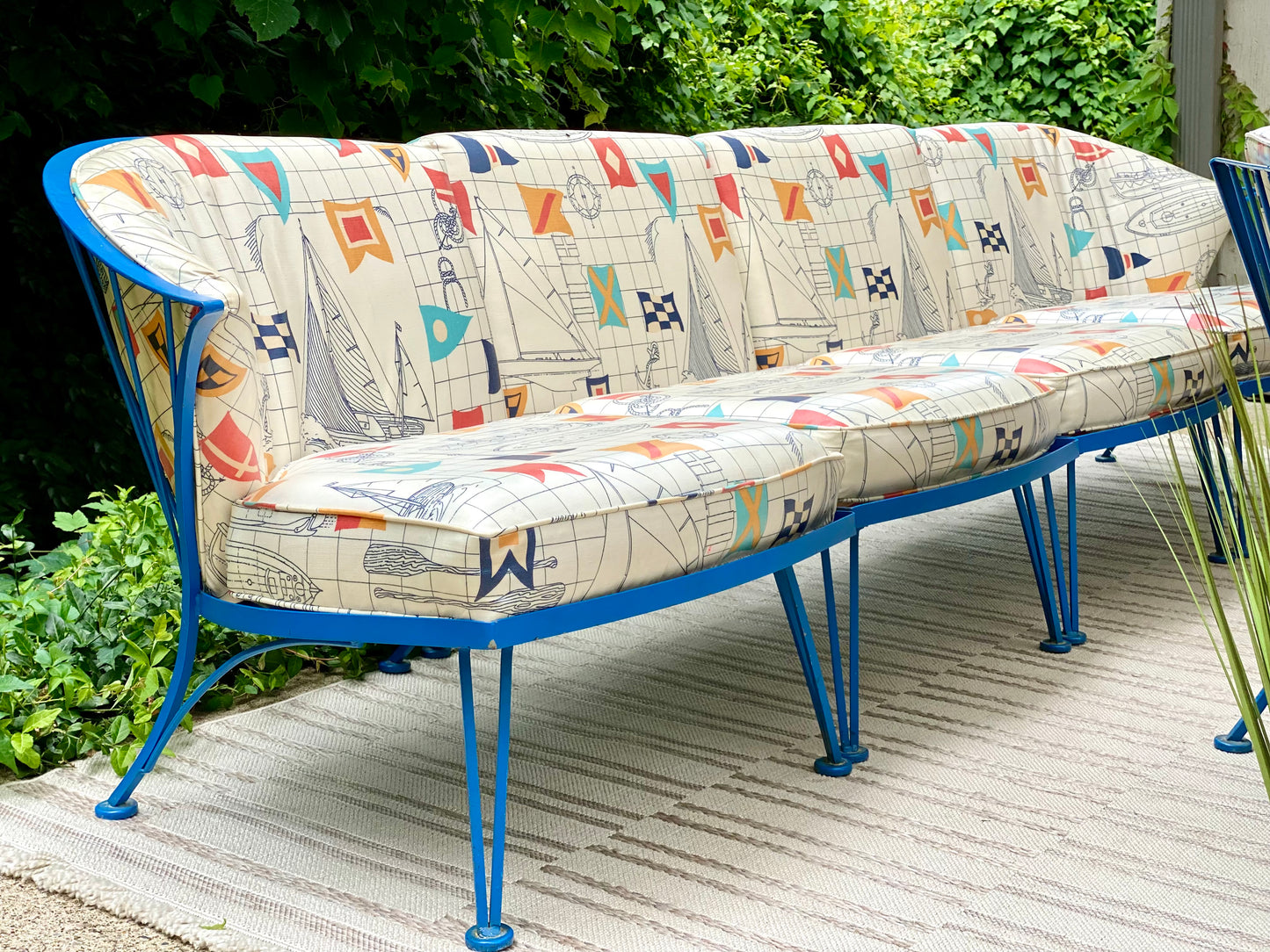 Vintage MCM Woodard Sectional
