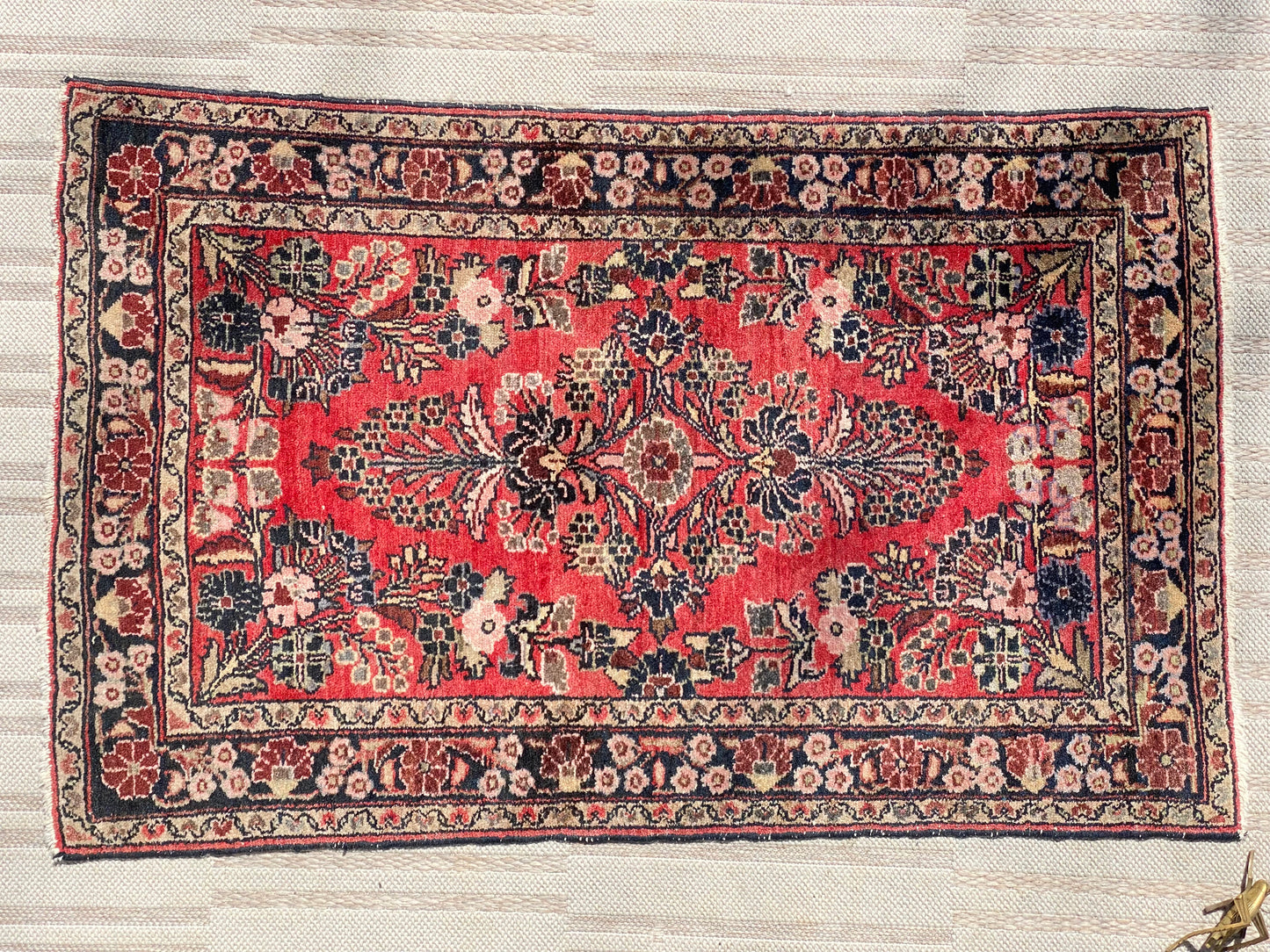 Small Vintage Persian Rug