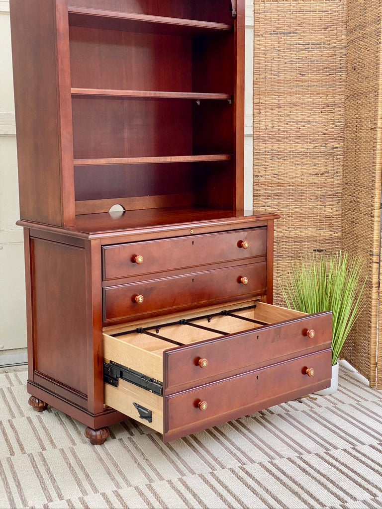 Ethan Allen Wooden Office Bookcase