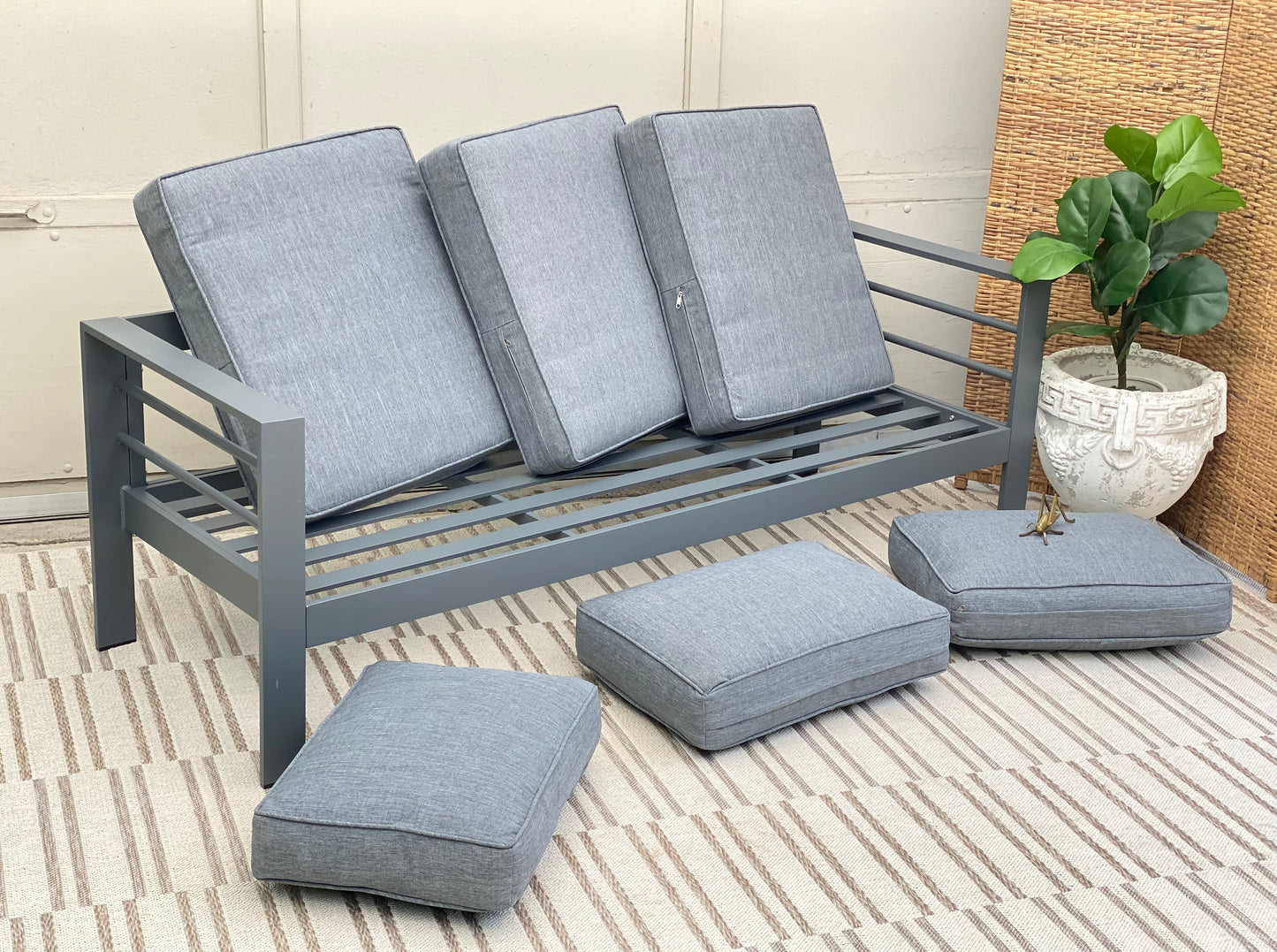 Modern Outdoor Patio Sofa Couch