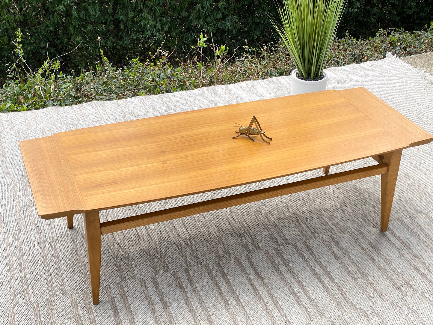 Vintage MCM Blonde Coffee Table