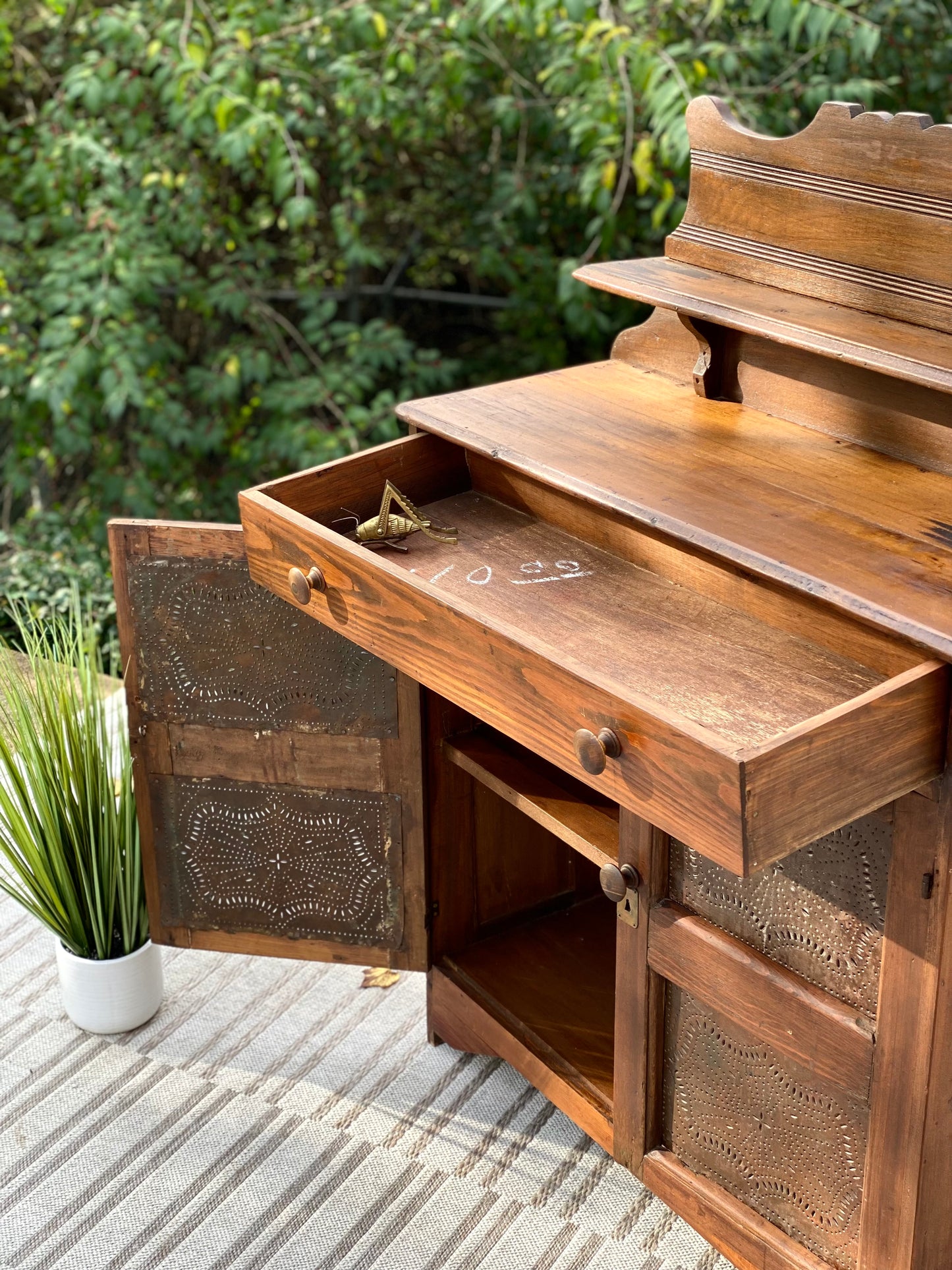 Vintage Wooden Pie Safe