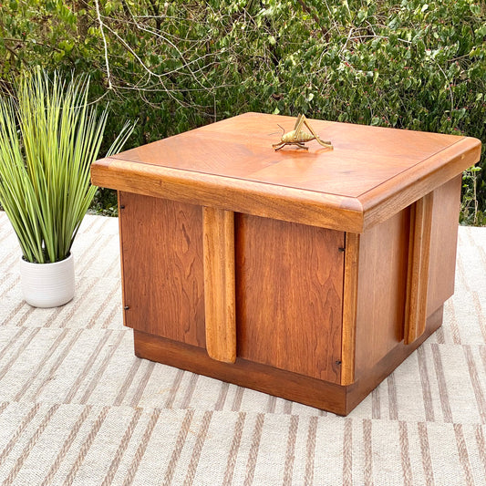 Vintage MCM Cube Side Table