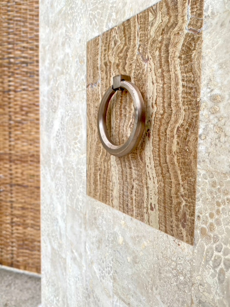 Petoskey Stone Buffet Sideboard Cabinet