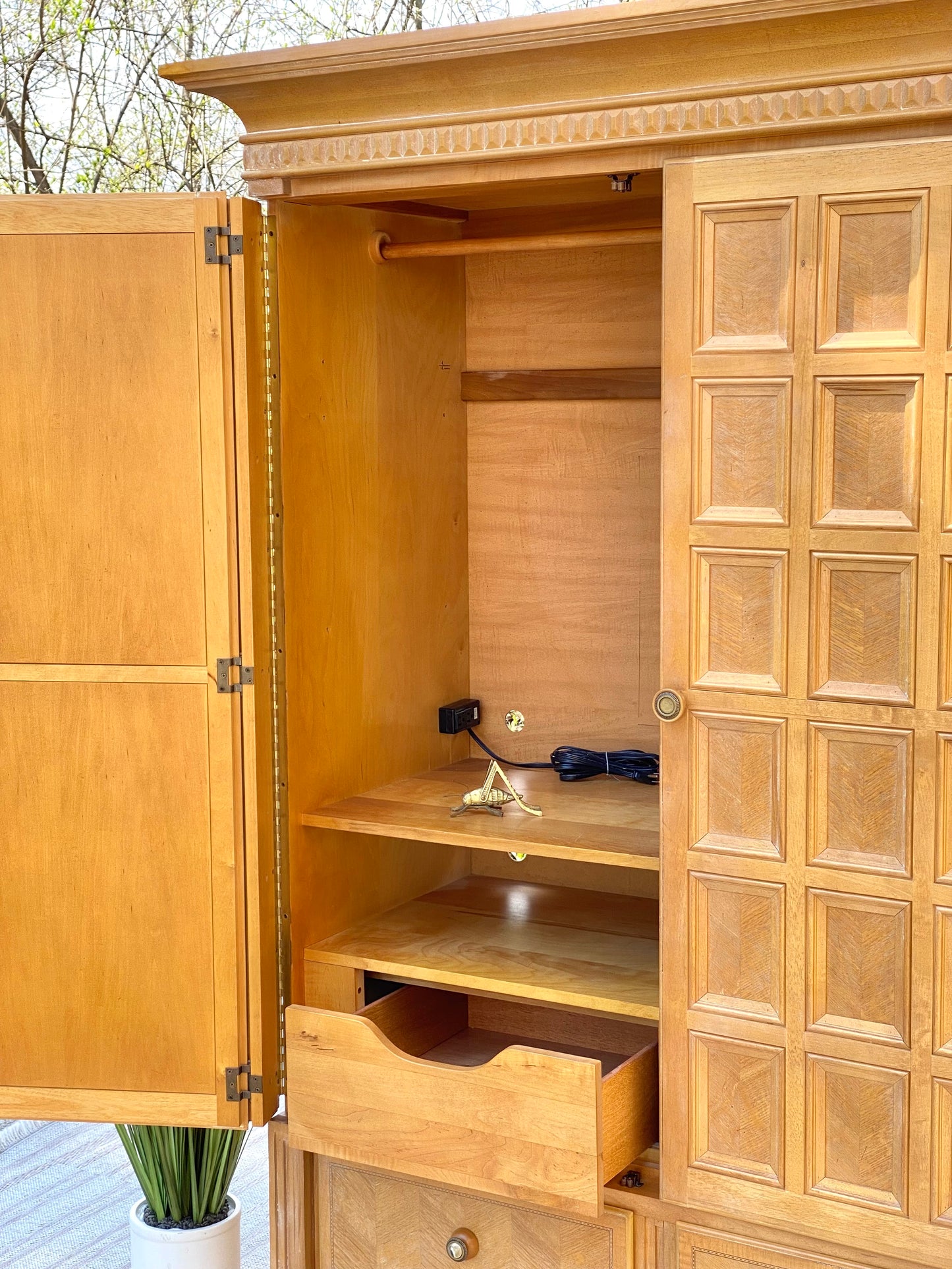 Modern Alexander Julian Home Colors Armoire Cabinet