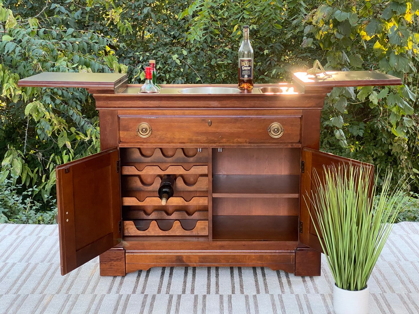 Vintage Wooden Portable Bar