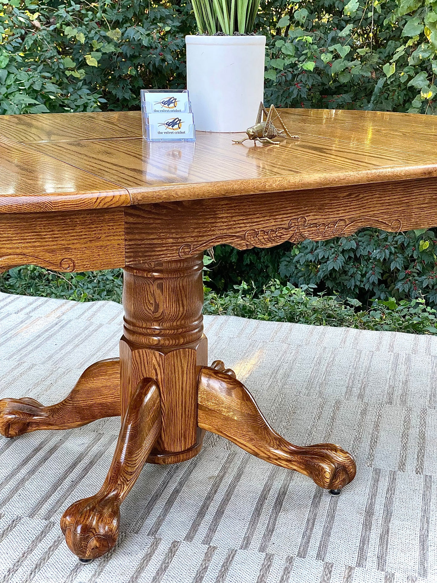 Nice Wooden Extending Dining Table