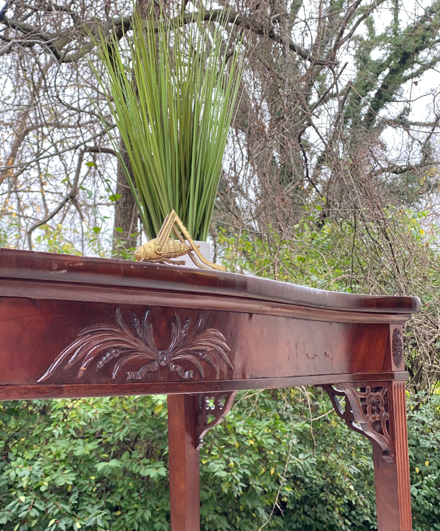 Vintage Mahogany Hallway Table