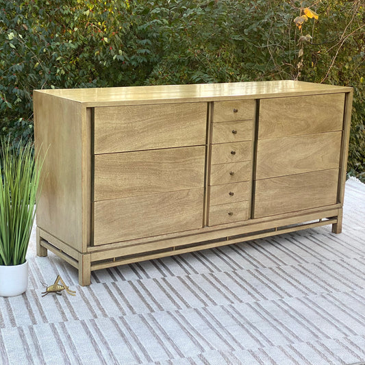 Vintage MCM 10 Drawer Dresser
