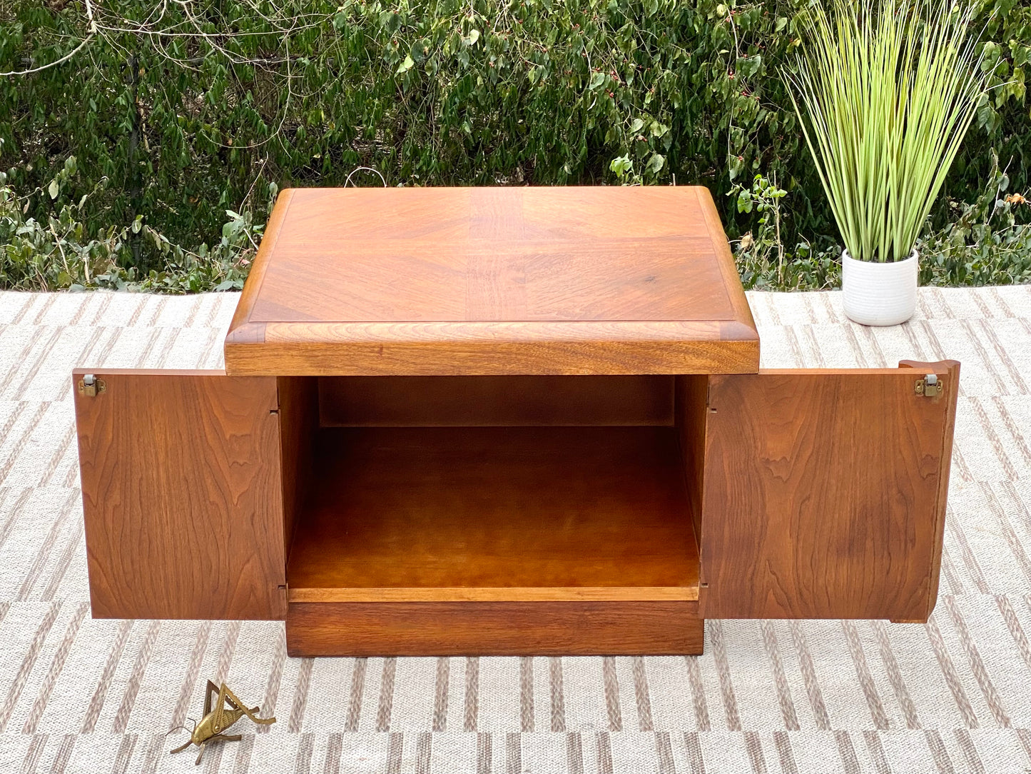 Vintage MCM Cube Side Table