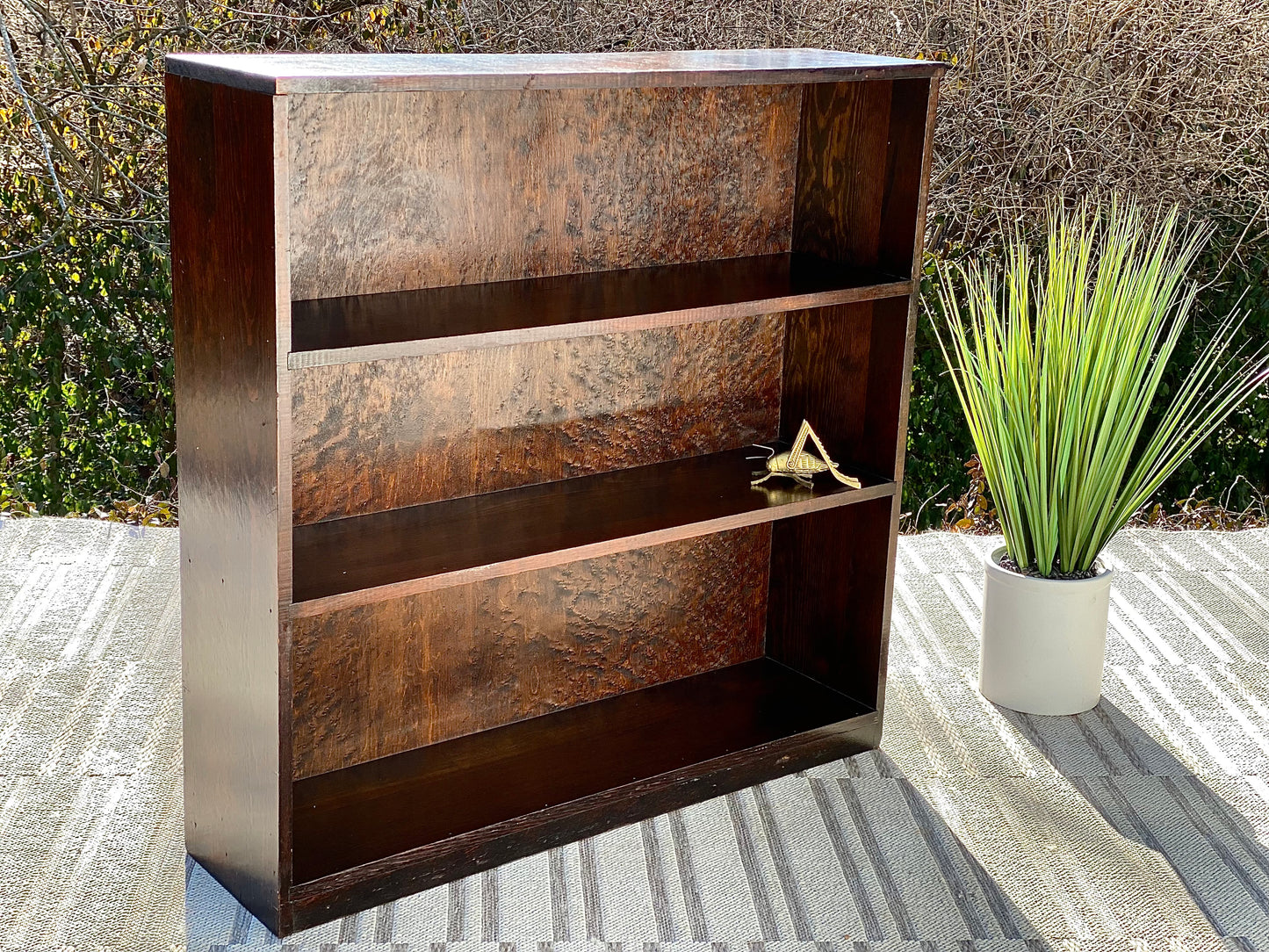 Vintage Wooden Bookshelf