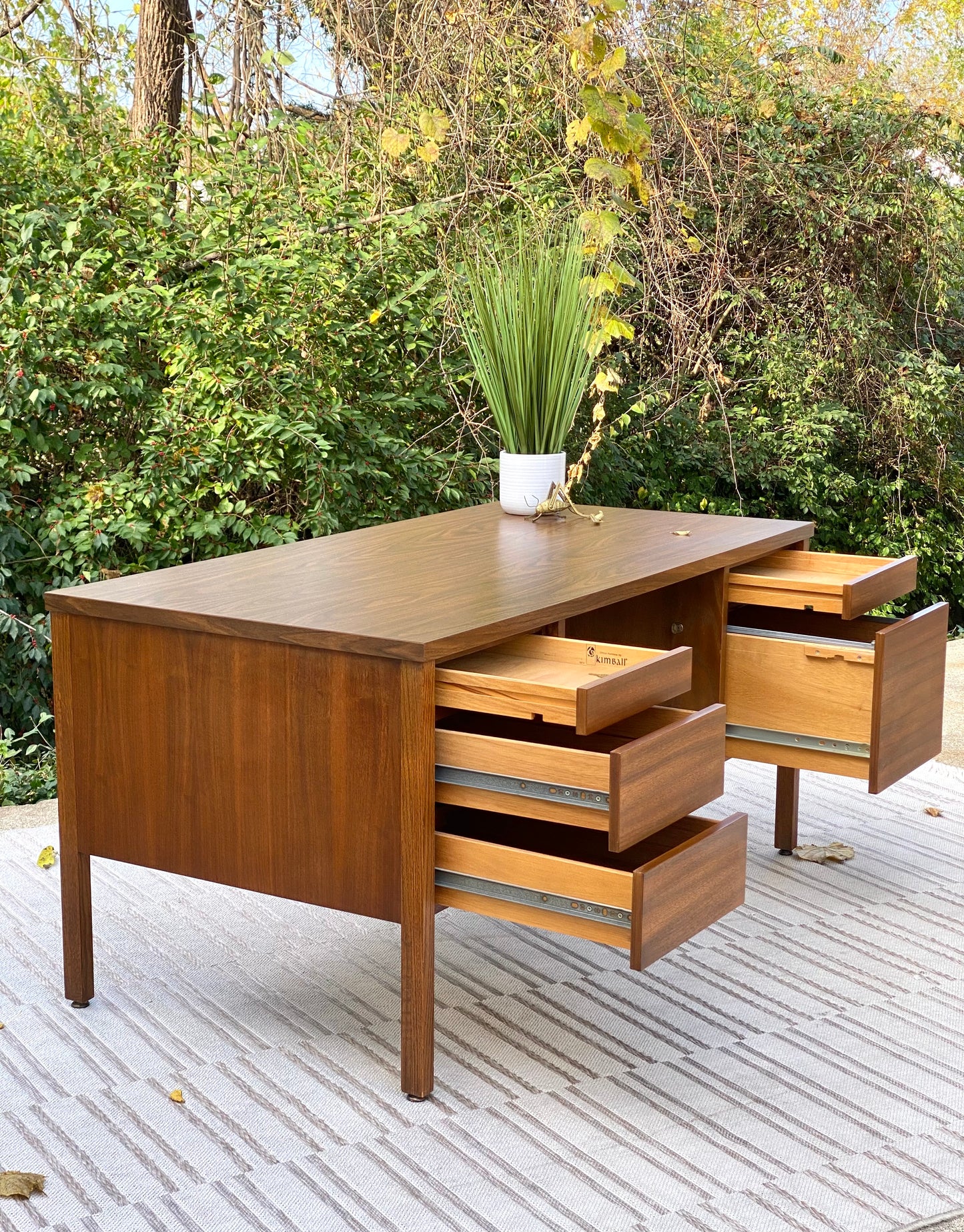 Vintage MCM Kimball Desk