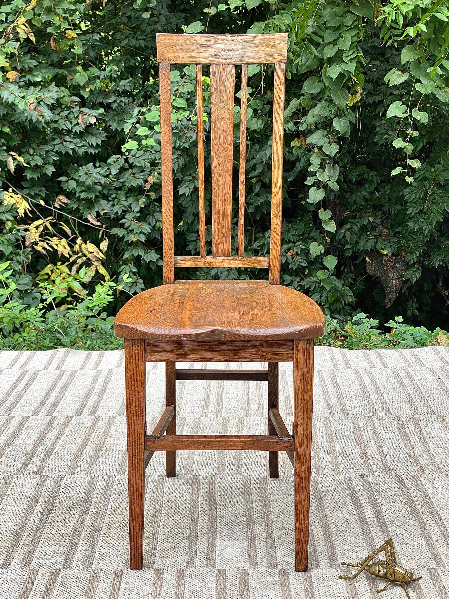 Vintage Arts & Crafts Crawford Oak Chair