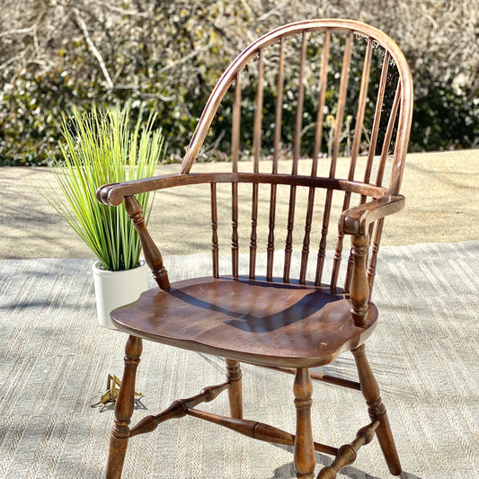 Vintage Wooden Windsor Accent Chair