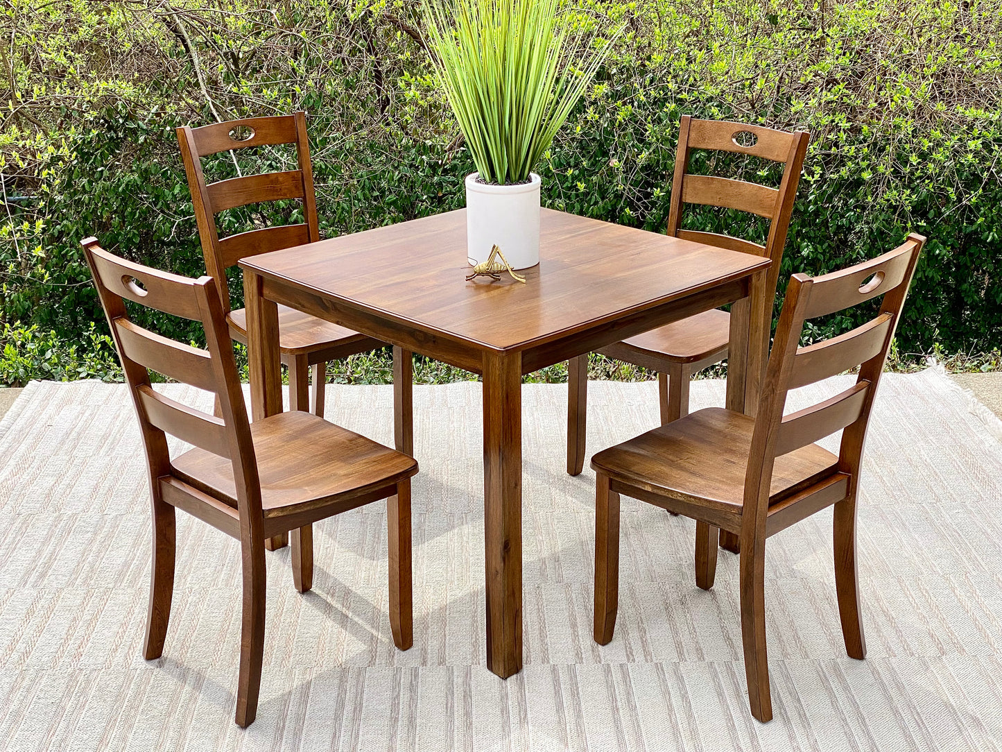 Nice Wooden Table & 4 Chair Set