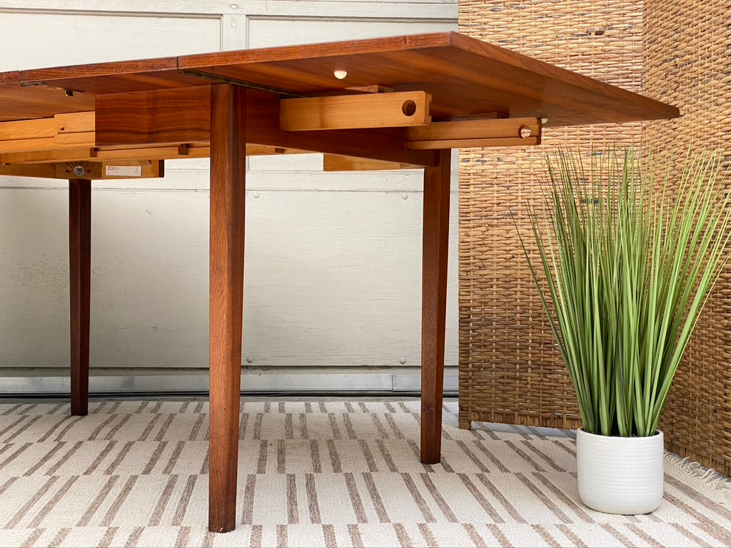 Retro MCM Walnut Dining Table