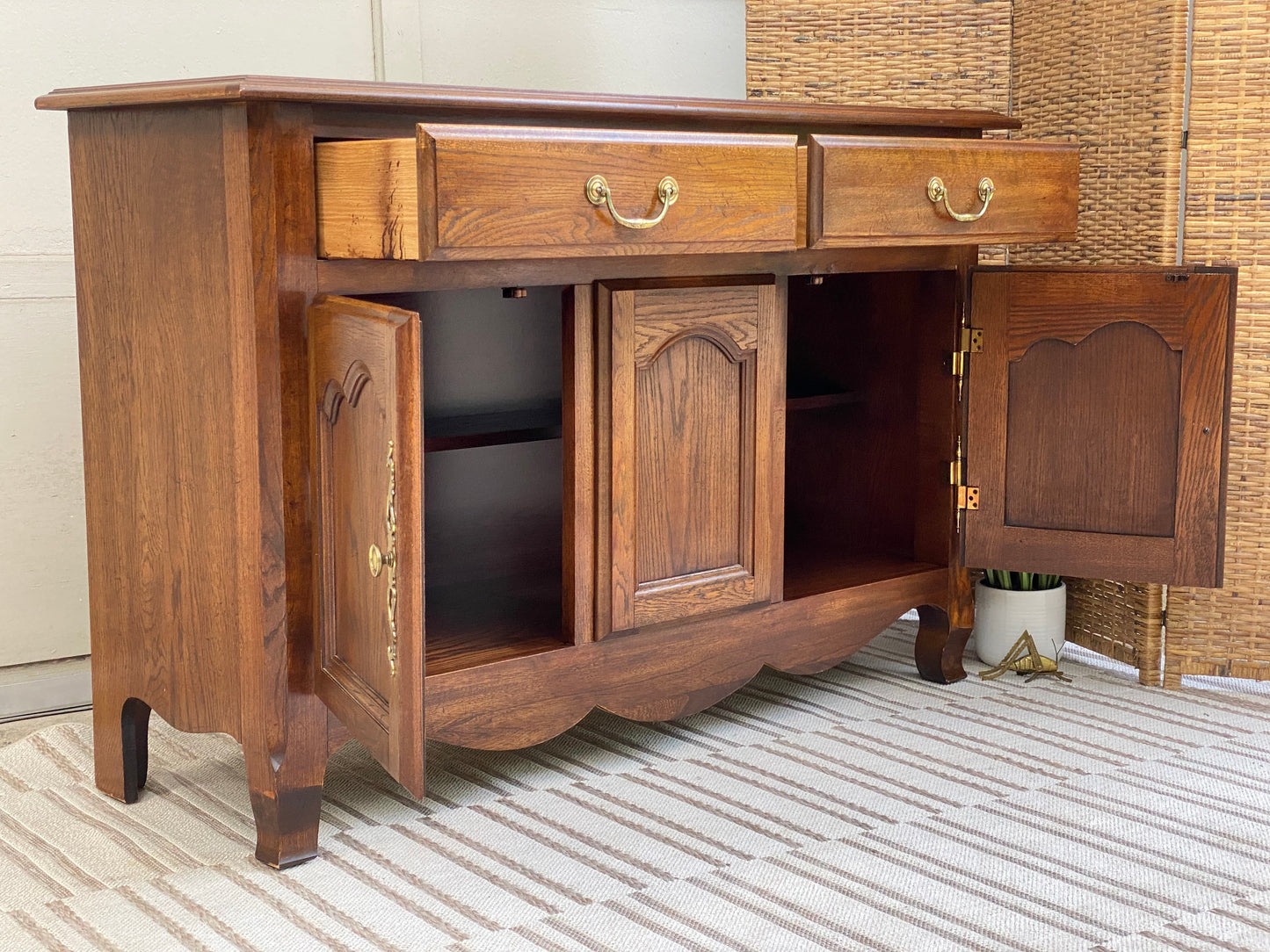 Vintage Wooden Storage Cabinet