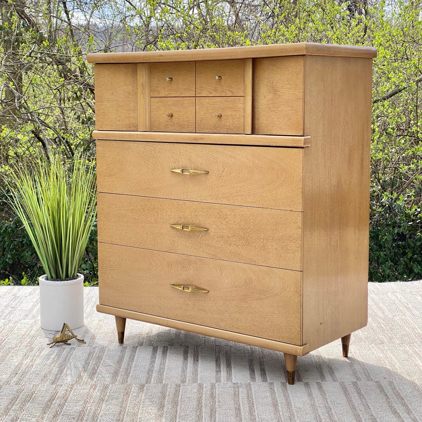 Vintage MCM Kroehler 4 Drawer Dresser