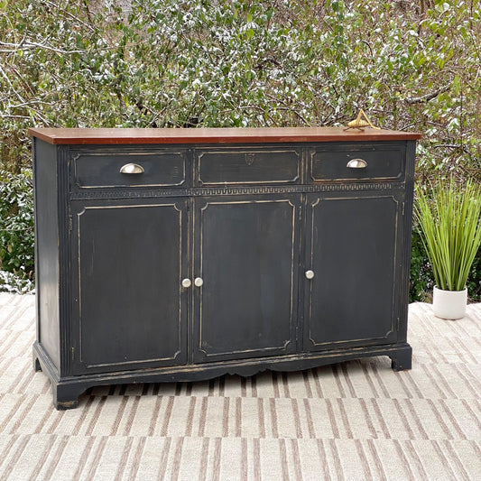 Vintage Painted Buffet Credenza