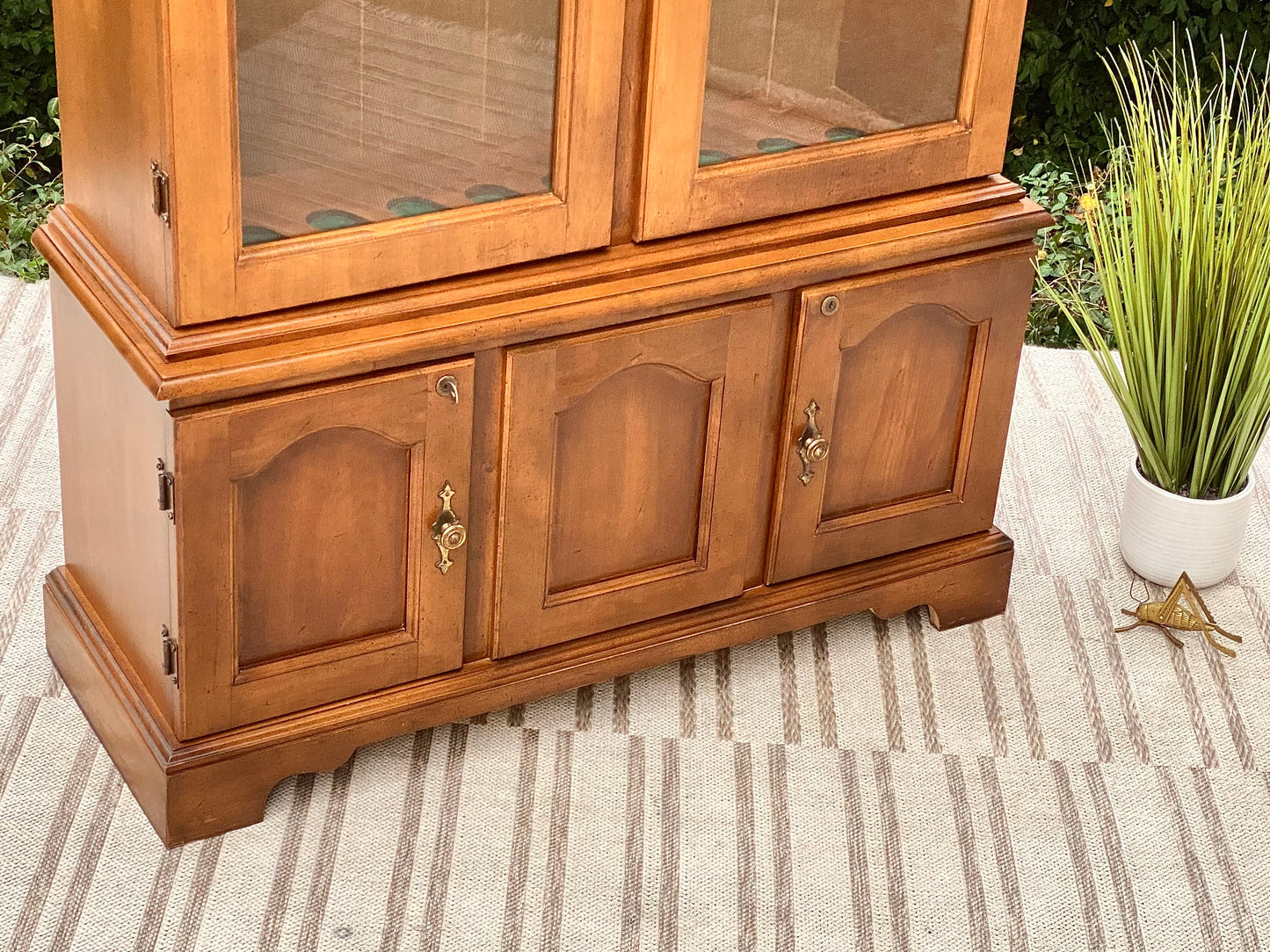 Vintage Wooden Gun Case Cabinet