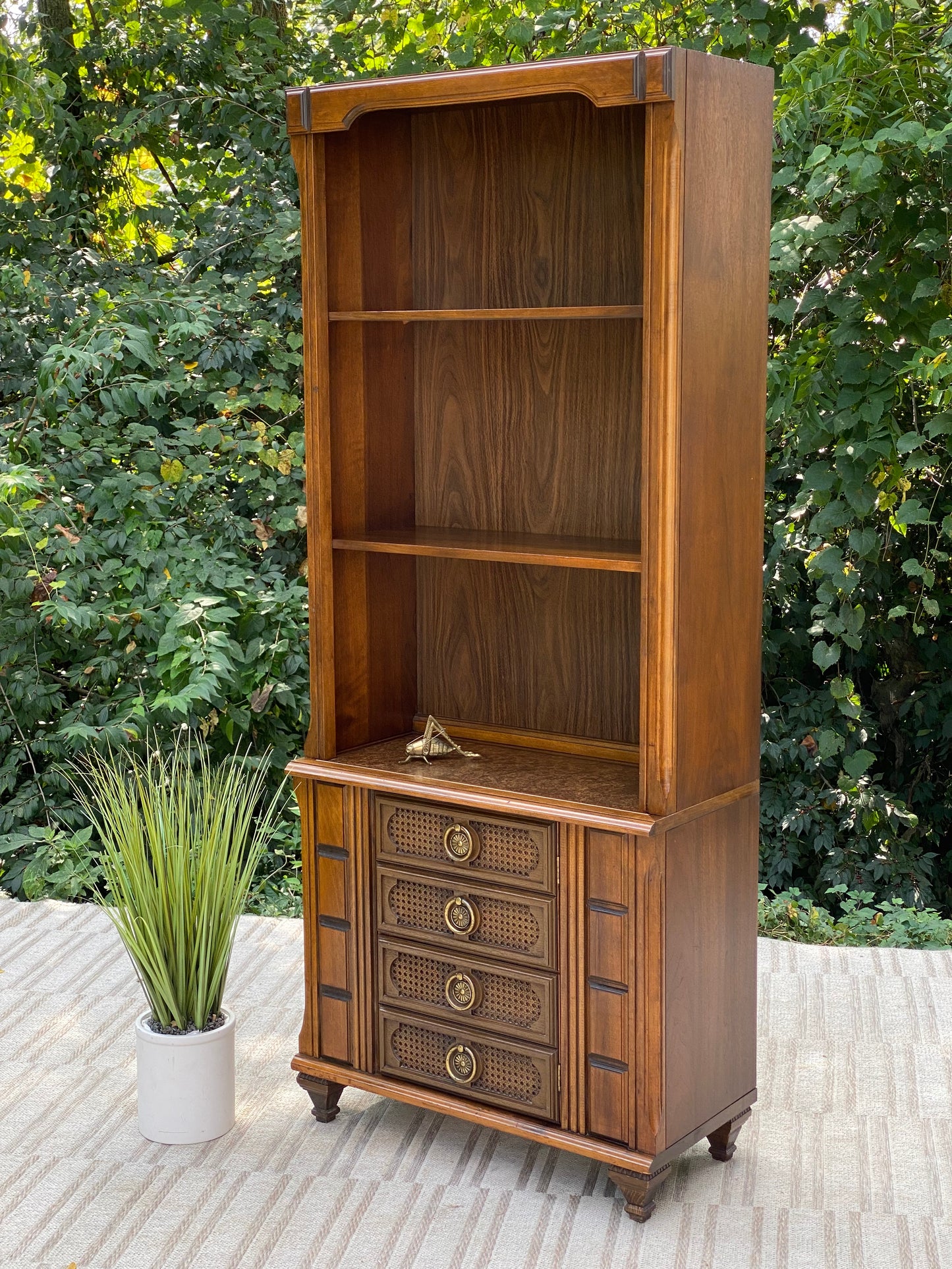 Vintage Mersman Bookshelf Wall Cabinet
