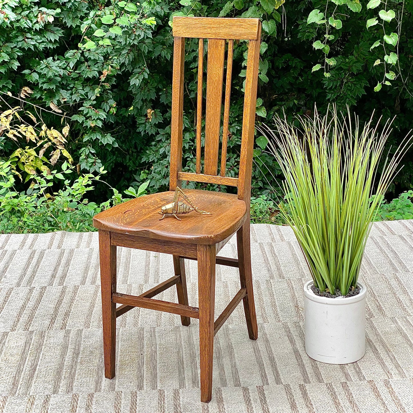 Vintage Arts & Crafts Crawford Oak Chair
