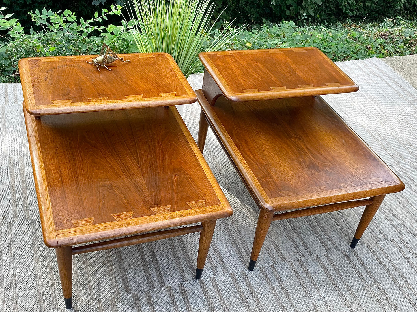 Vintage Pair of MCM Lane Acclaim Side Tables