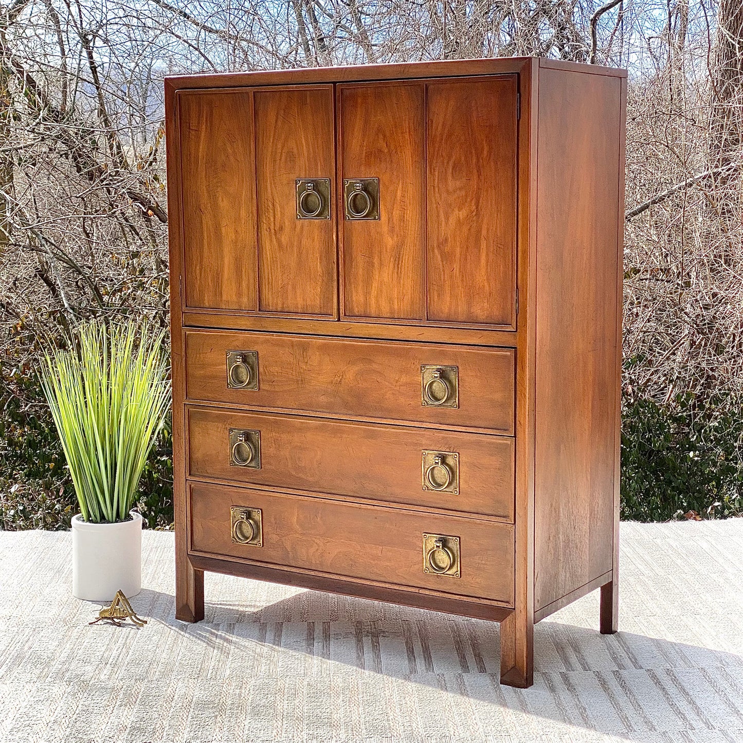 Vintage MCM American of Martinsville Highboy Dresser