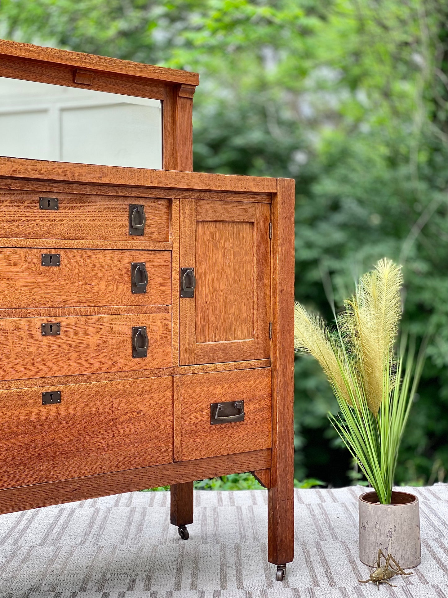 Vintage Arts & Crafts Sideboard by JC Widman