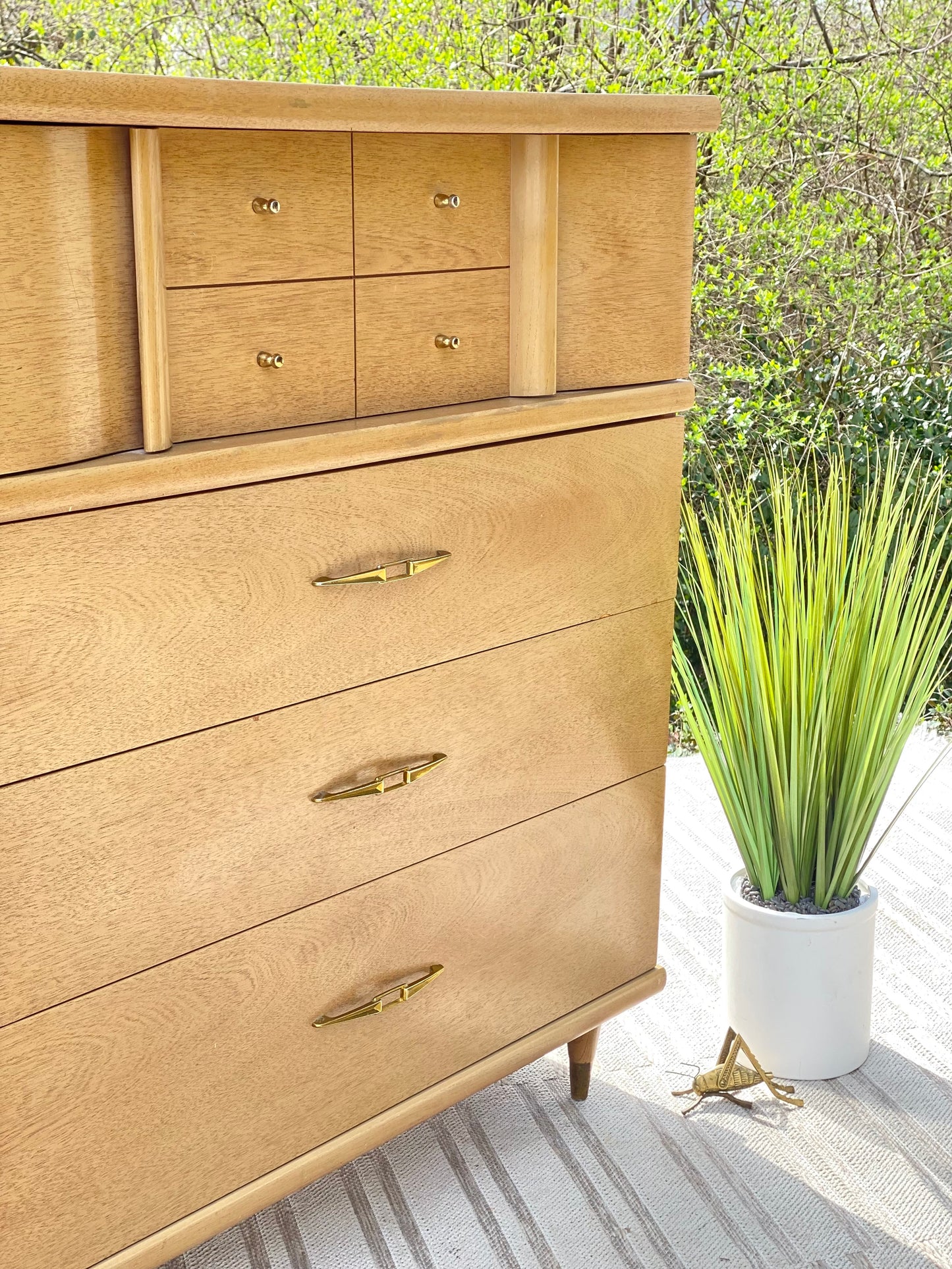 Vintage MCM Kroehler 4 Drawer Dresser