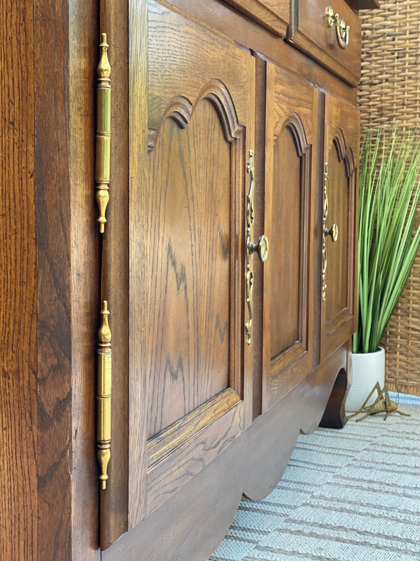 Vintage Wooden Storage Cabinet