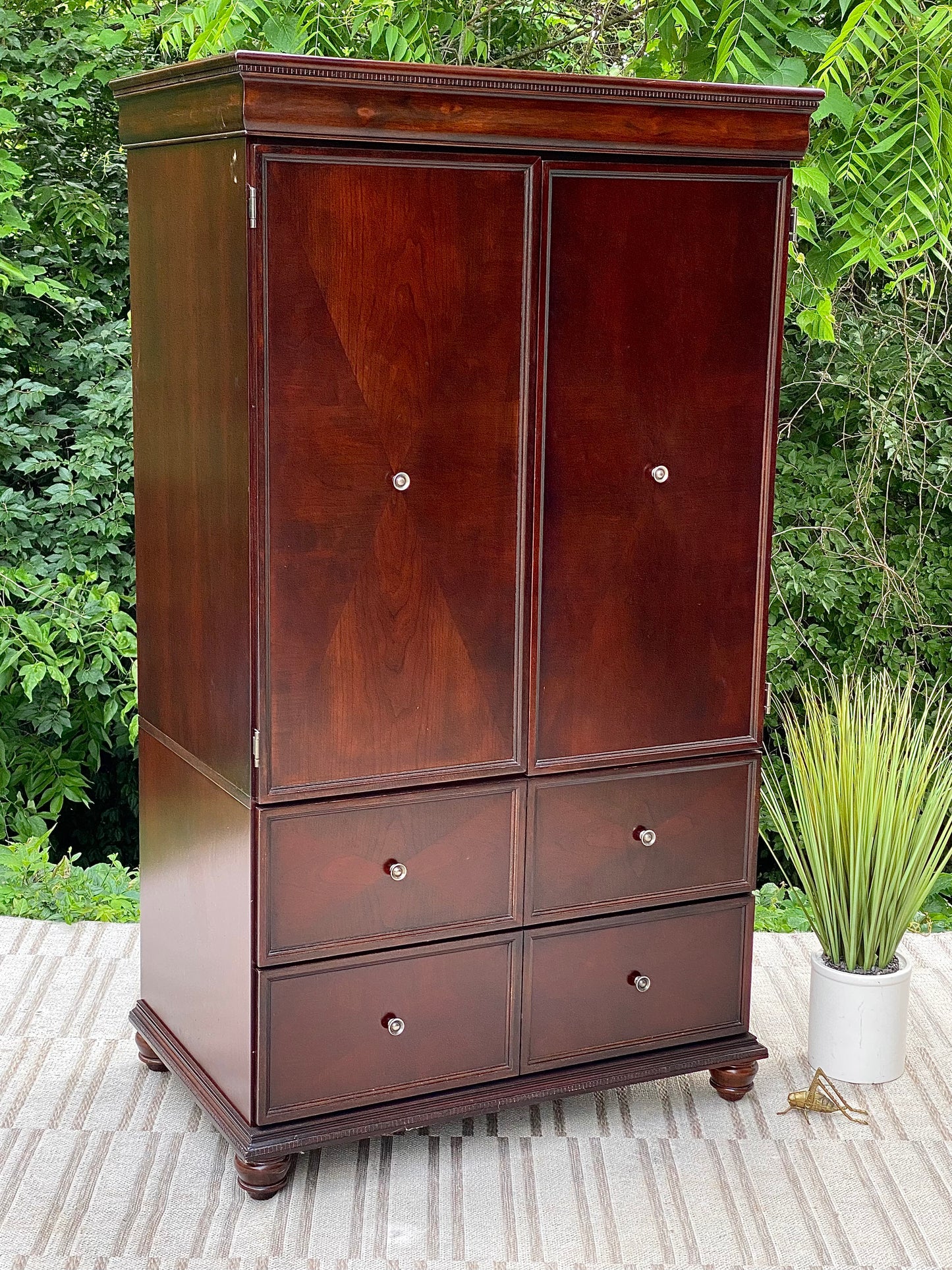 Nice Wooden Storage Armoire Cabinet