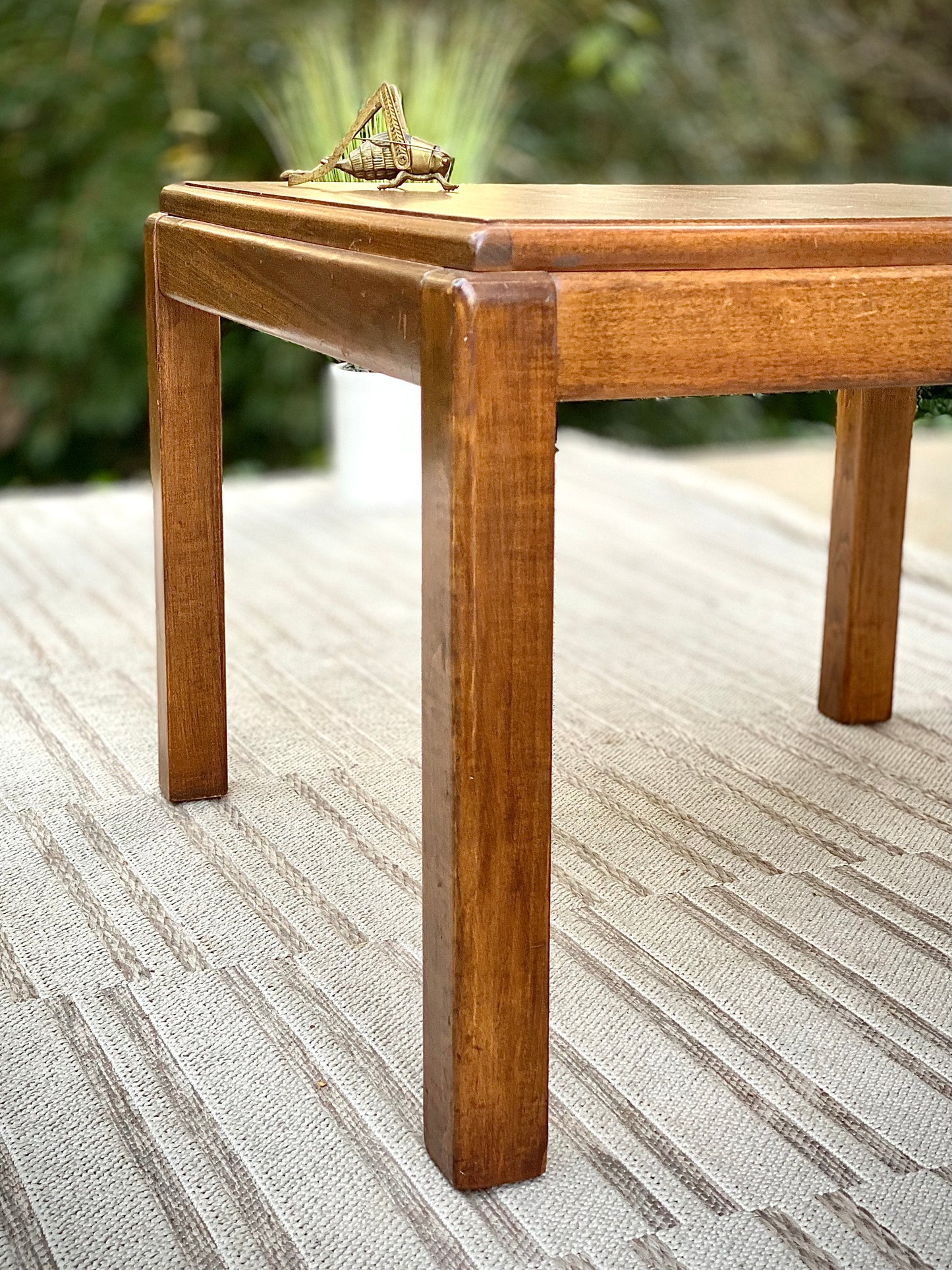 Vintage Pair of Wooden Side Tables