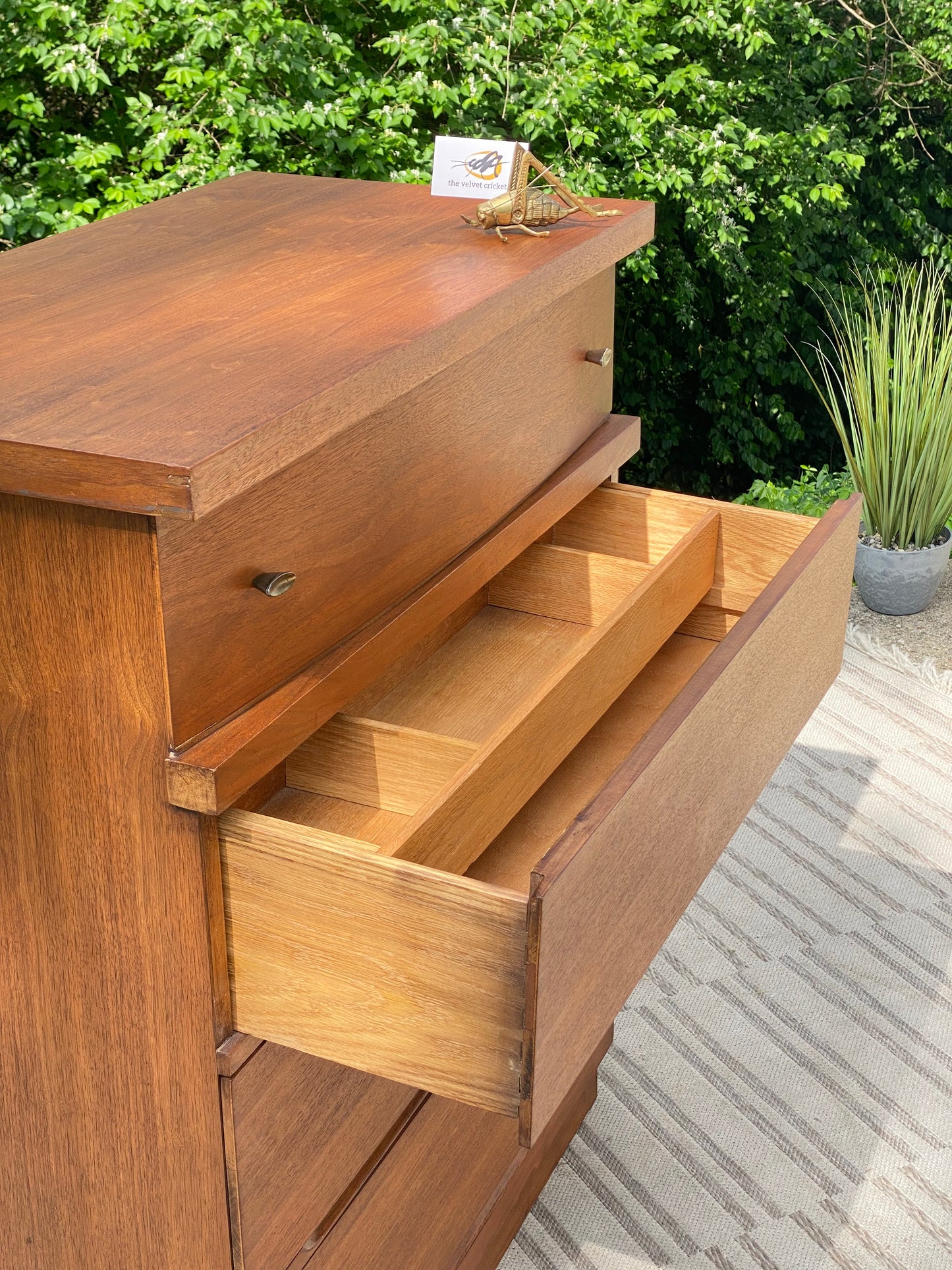 Vintage MCM Harmony House 4 Drawer Dresser