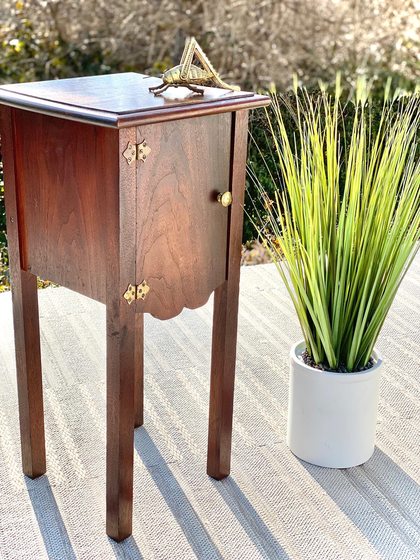 Vintage Wooden Side Door Table