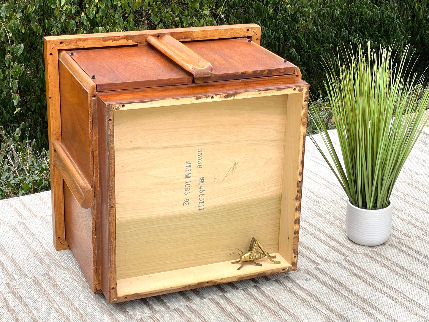 Vintage MCM Cube Side Table