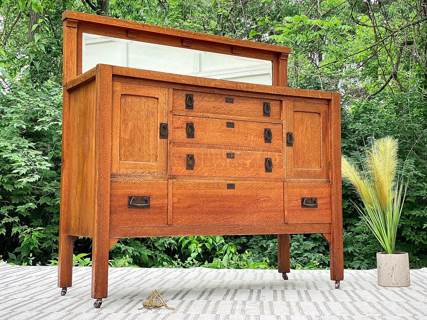 Vintage Arts & Crafts Sideboard by JC Widman