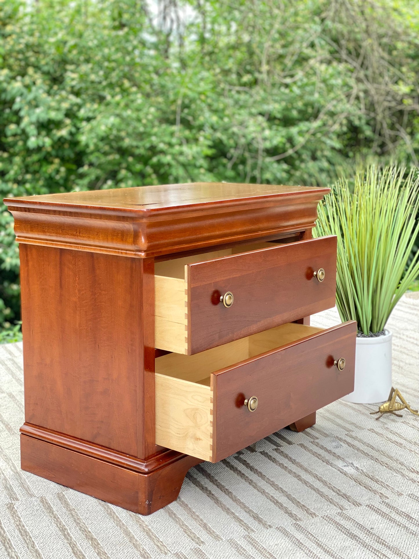 Wooden Stanley 2 Drawer Nightstand