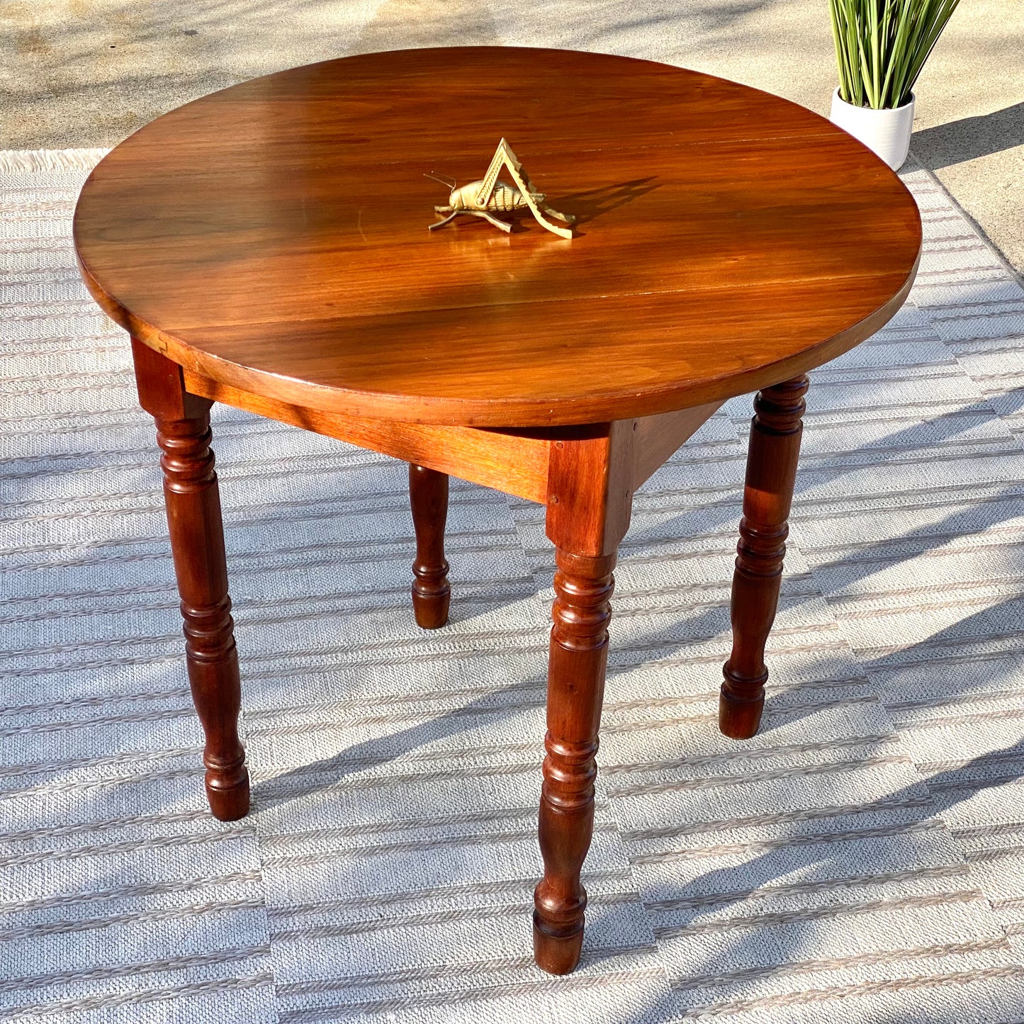 Vintage Walnut Handcrafted Farmhouse Table