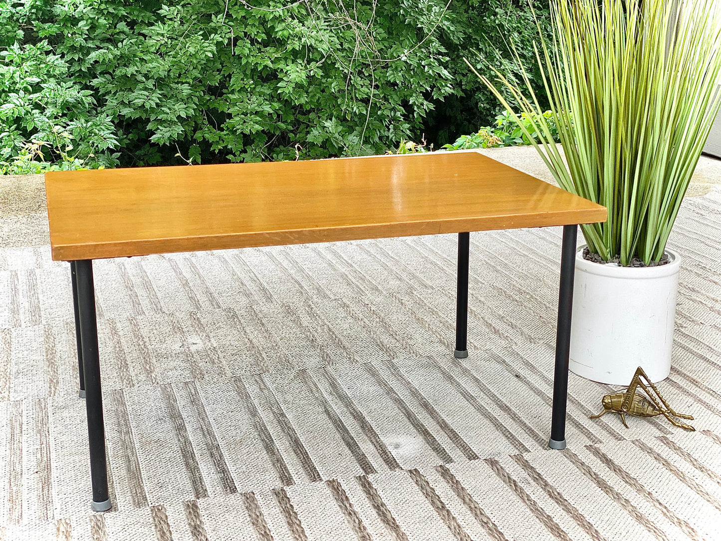 Vintage MCM Wooden Side Table