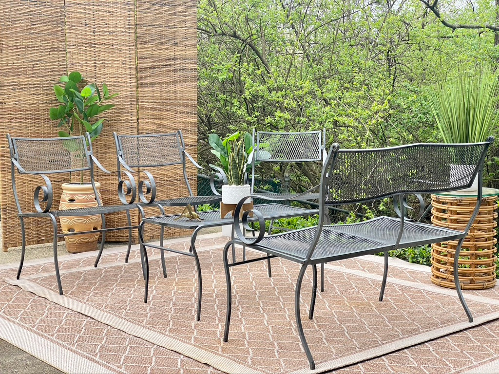 6 Piece Metal Outdoor Patio Set