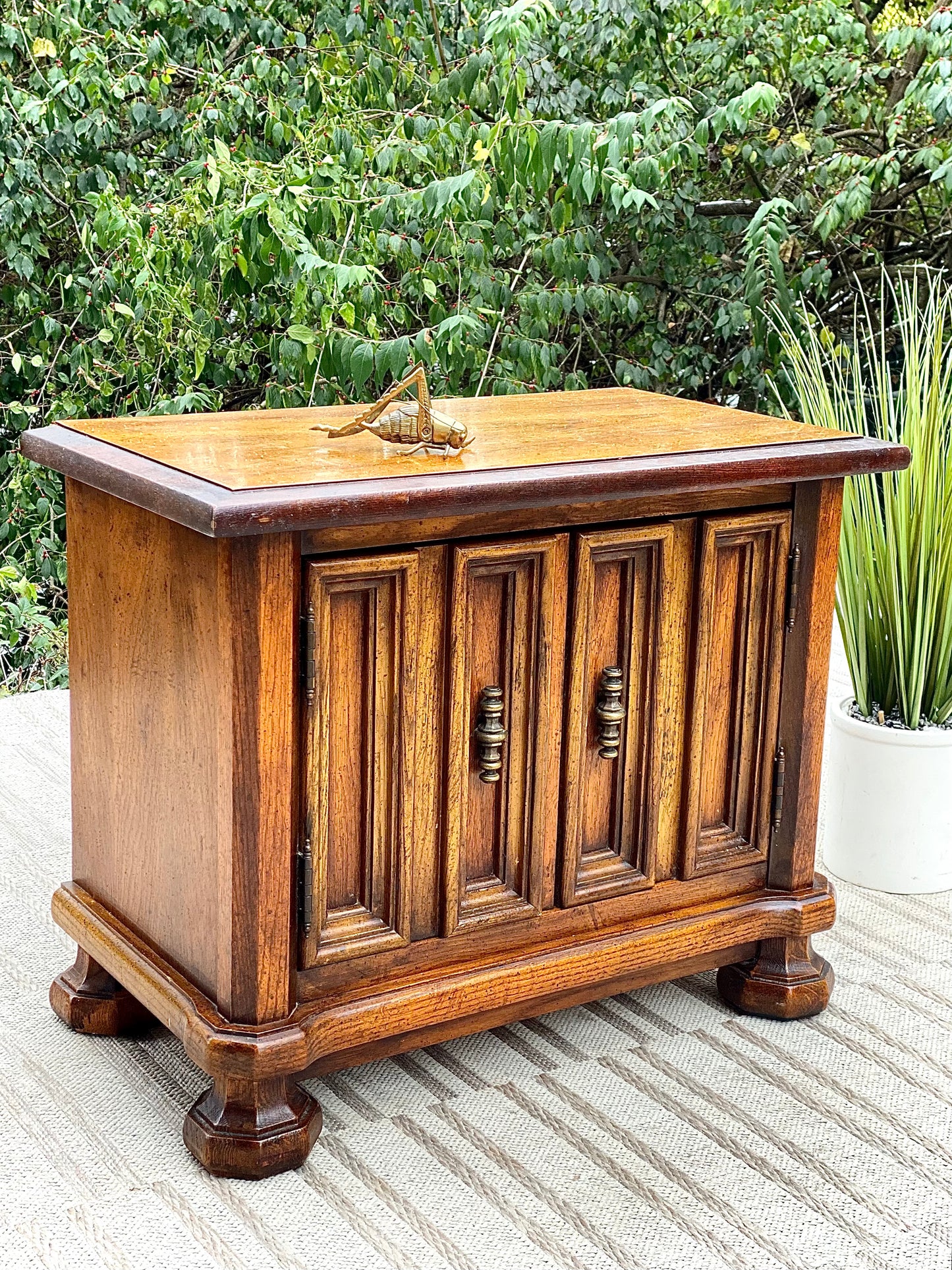 Vintage Stanley Nightstand Side Table