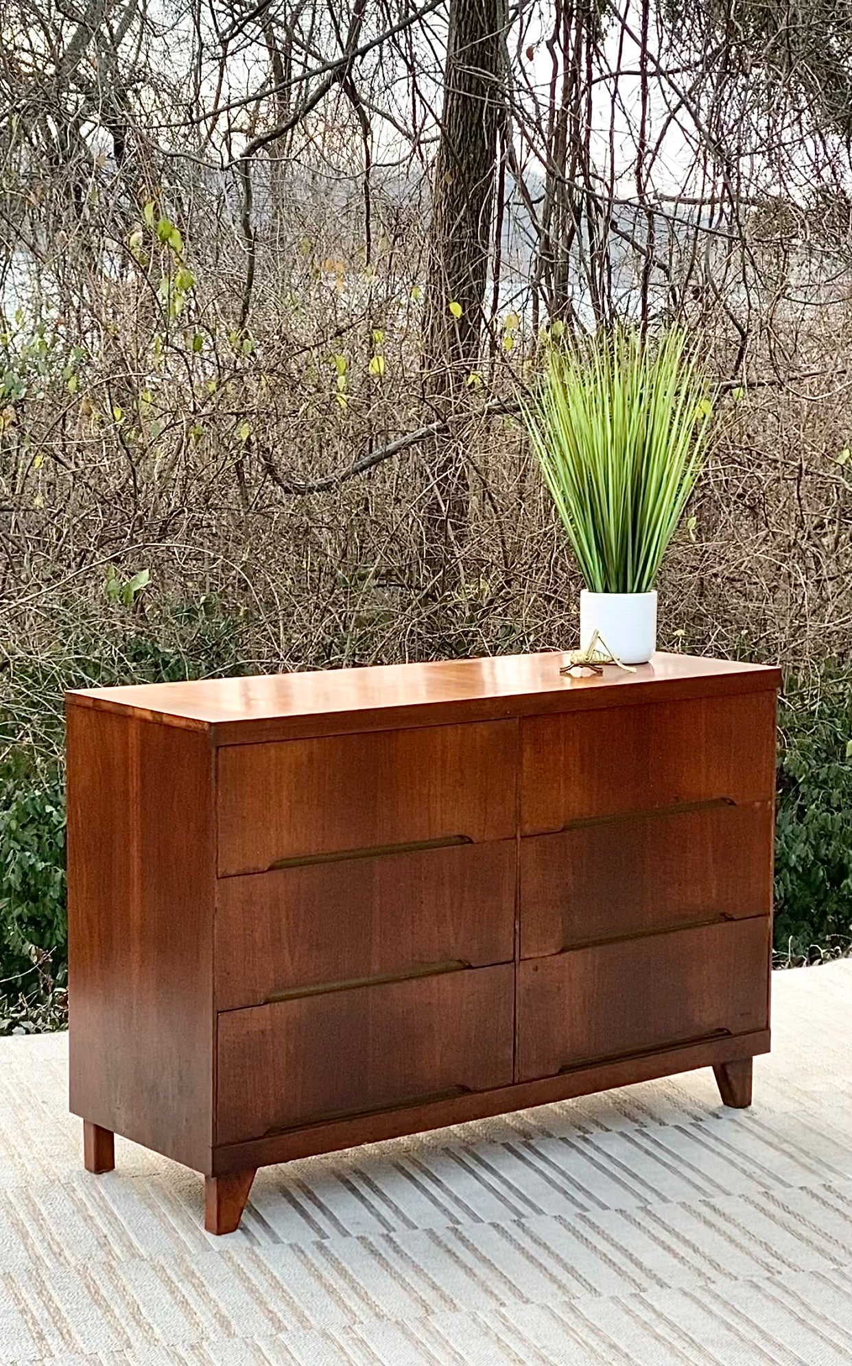 Vintage MCM 6 Drawer Dresser