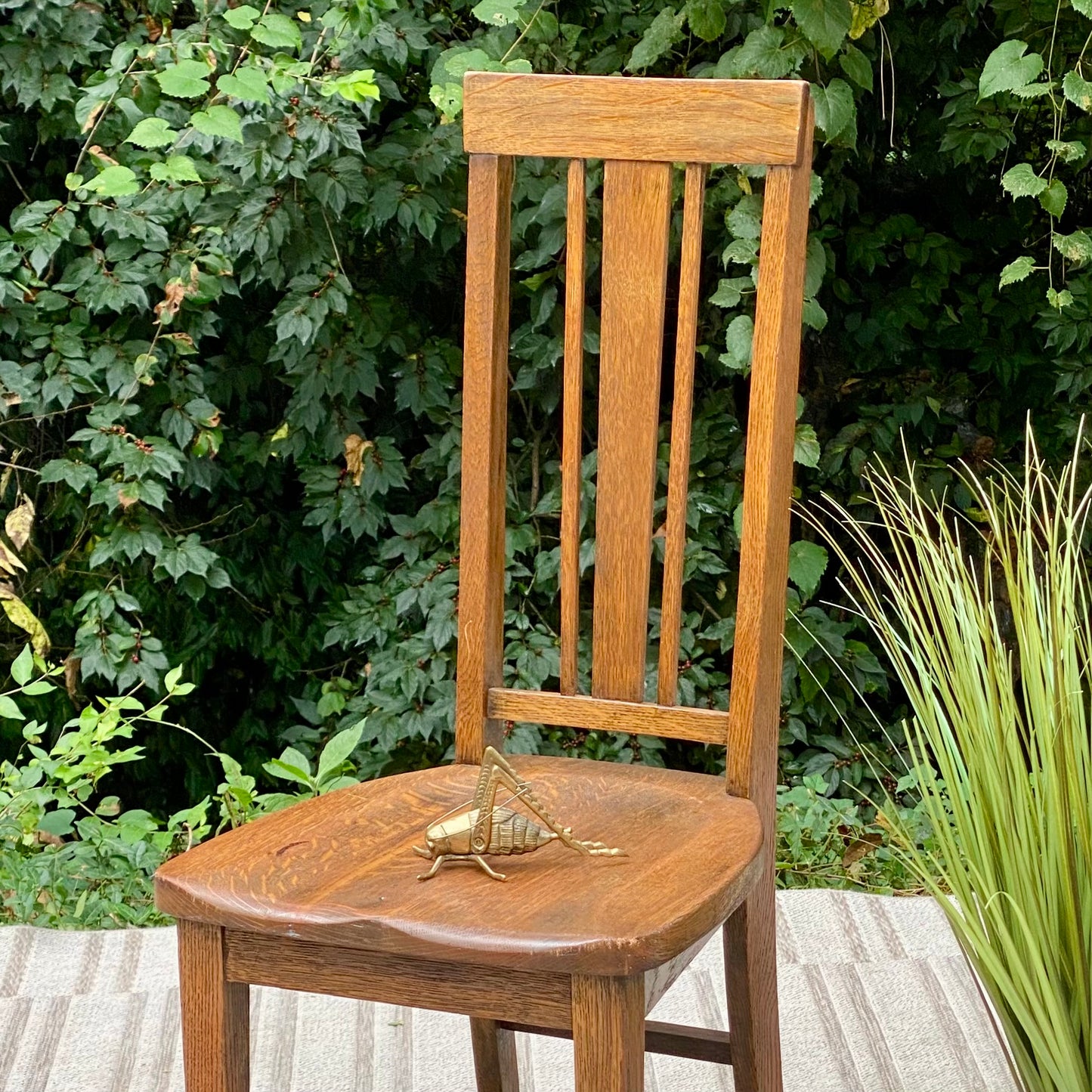 Vintage Arts & Crafts Crawford Oak Chair