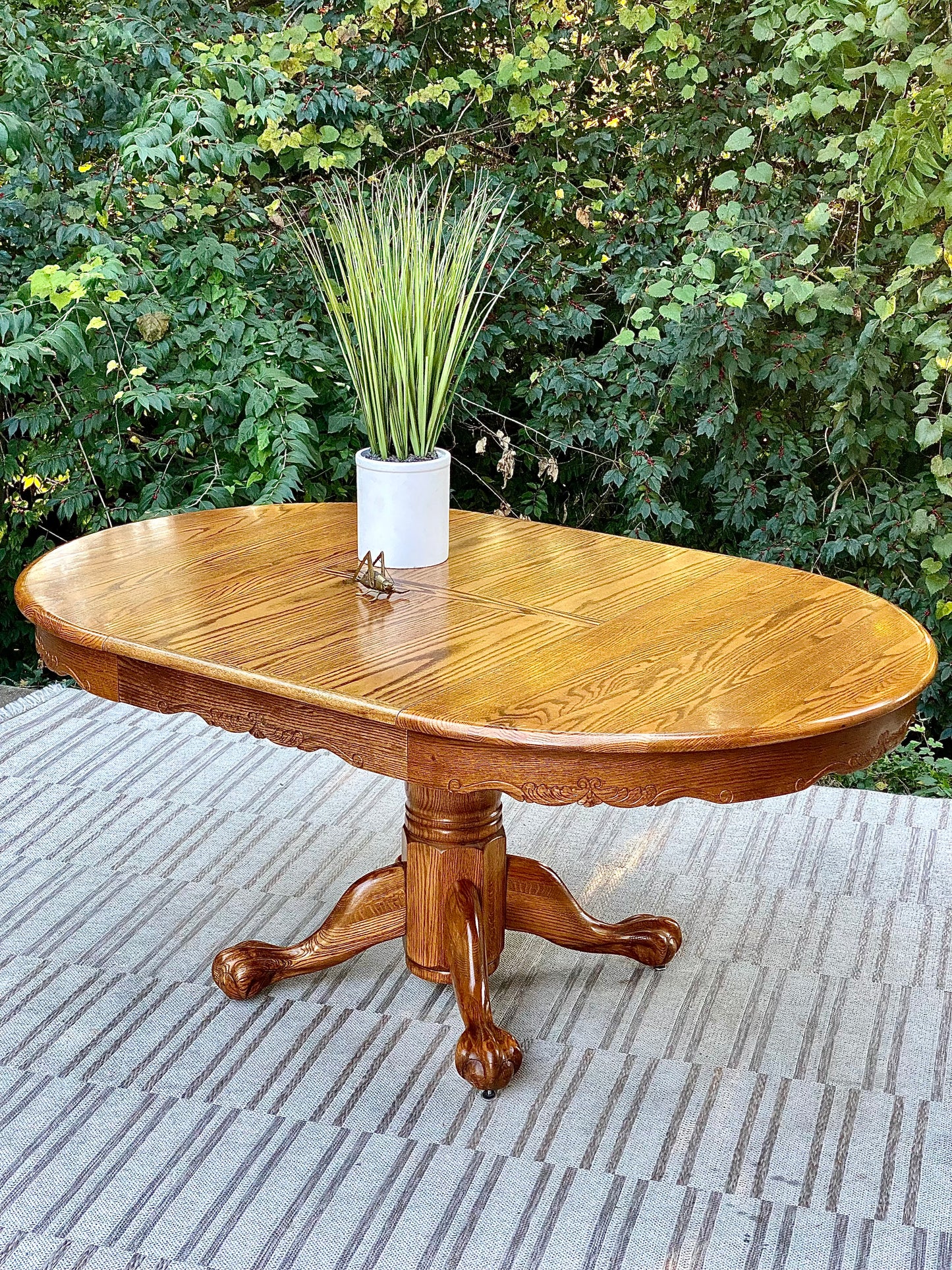 Nice Wooden Extending Dining Table