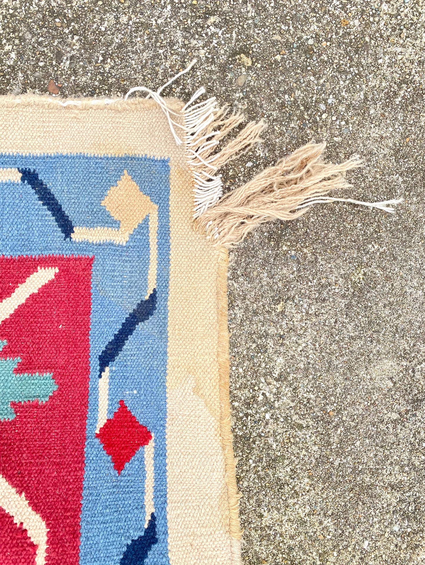 Large Native American Colorful Woven Area Rug